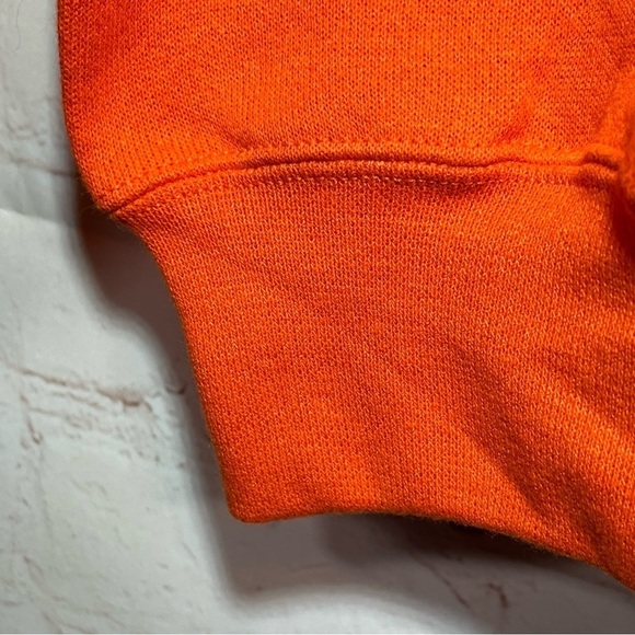 Vintage Soffe Syracuse Sweatshirt Mens Large Orange CUSE Pullover Made In USA - Picture 7 of 10